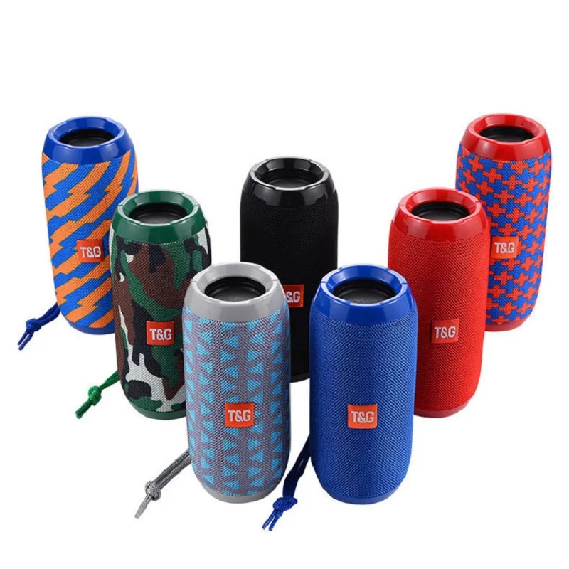 Portable Bluetooth Speaker 20w Wireless Bass Column Waterproof Outdoor USB Speakers Support AUX TF Subwoofer Loudspeaker TG117 |