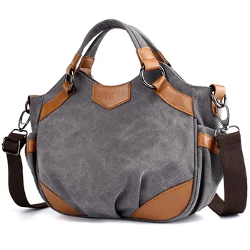

Woman Bags 2019 Fashion Multi-Function Large Capacity Canvas Shoulder Travel borsa donna handtassen dames malas de senhora