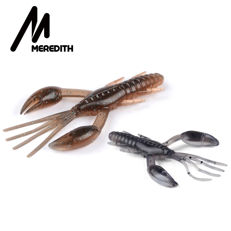MEREDITH 5 см 6,5 см 8 см DoliveCraw рыболовные приманки креветки Мягкая приманка силиконовая приманка червь воблер джиг Вертлюг бас рыболовные снасти