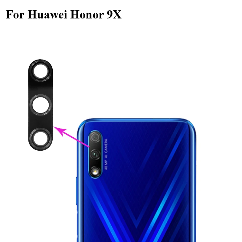 화웨이 아너 9X 9 X 후면 카메라 유리 렌즈 테스트 오리지널 6.59 인치 Honor9X, 오리지널 신제품