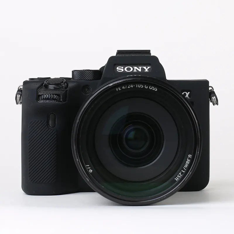 Силиконовая кожа брони чехол корпус протектор для sony A6300/A6400 A7R III/A7M3 A7RM3/A9 ILCE-9/A7R IV A7RM4/A7 II A7M2