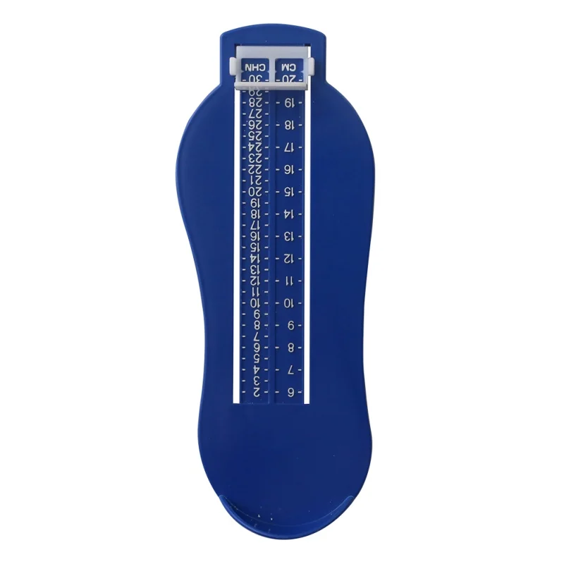 blue Baby Foot Ruler Kids Foot Length Measuring Gauge Device Calculator Toddler Infant Child Shoes Fittings Gauge Tool Drop - Цвет: blue