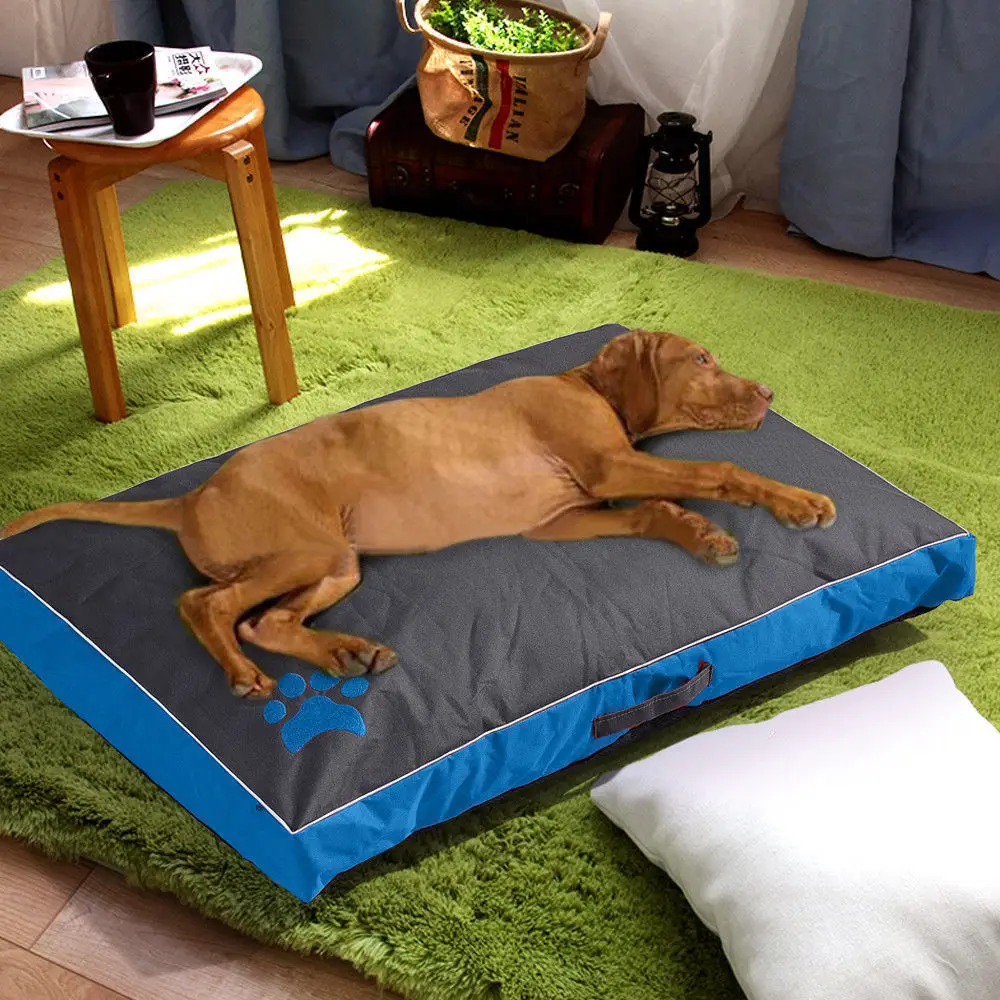 Colchão para cachorros, cama oxford à prova d'água para cães de médio e