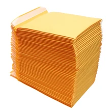 

10P/Lot Strong Stickiness Yellow Kraft Paper Bubble Envelopes Bags Protection Bag Various sizes Mailers Padded Shipping Envelope