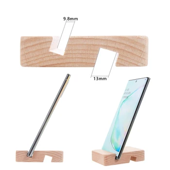 

Wooden Universal Mini Smart Phone Table Desk Mount Stand Phone Holder Bracket for Cell Mobile Phone Tablets