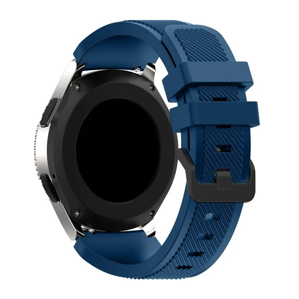 Мягкий силиконовый ремешок для часов, сменный ремешок для samsung Galaxy Watch 46 мм, браслет, умные часы, монитор сердечного ритма