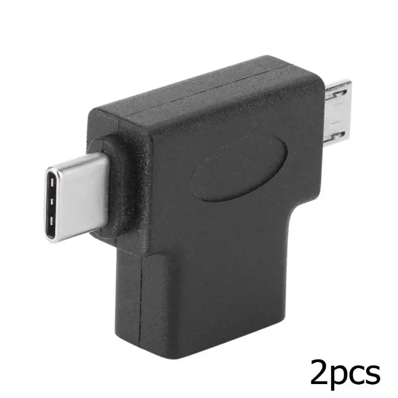 2 шт USB-C Micro USB Мужской к USB 3,0 Женский конвертер для подключения клавиатуры мыши или huawei Xiaomi 42 × 28 × 10 мм