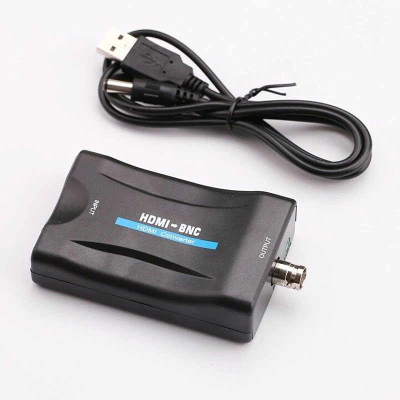 Преобразователь сигнала HDMI BNC преобразователь видео адаптер VHS DVD плеер PAL/NTSC