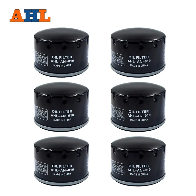 6pcs Ahl Oil Filter For Bmw F650gs F700gs F800gs F800gt F800st F850gs