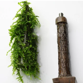 

1 Set Simulation Xmas Moss Christmas Tree Plant Grow Aquarium Tank Landscape Decor New Household Products