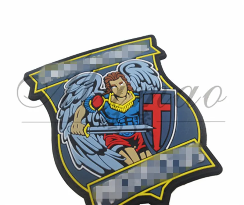 Св. Майкл защищает боевой дух Американских Тактических сил армейский значок 3D ПВХ Боевая нашивка