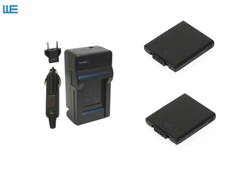 CGR-S001 CGA-S001 DMW-BCA7 BP-DC2 BPDC2 Батарея+ Зарядное устройство для цифрового фотоаппарата Panasonic Lumix DMC-F1 DMC-F1B DMC-F1K DMC-F1S DMC-FX1 FX5 - Цвет: Черный