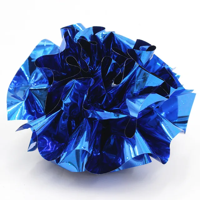 12Pcs/Pack Cat Toys Mylar Crinkle Ball Ring Paper Sound Toy for Cats Kitten Interactive Pet Cat Supplies Multicolor 4