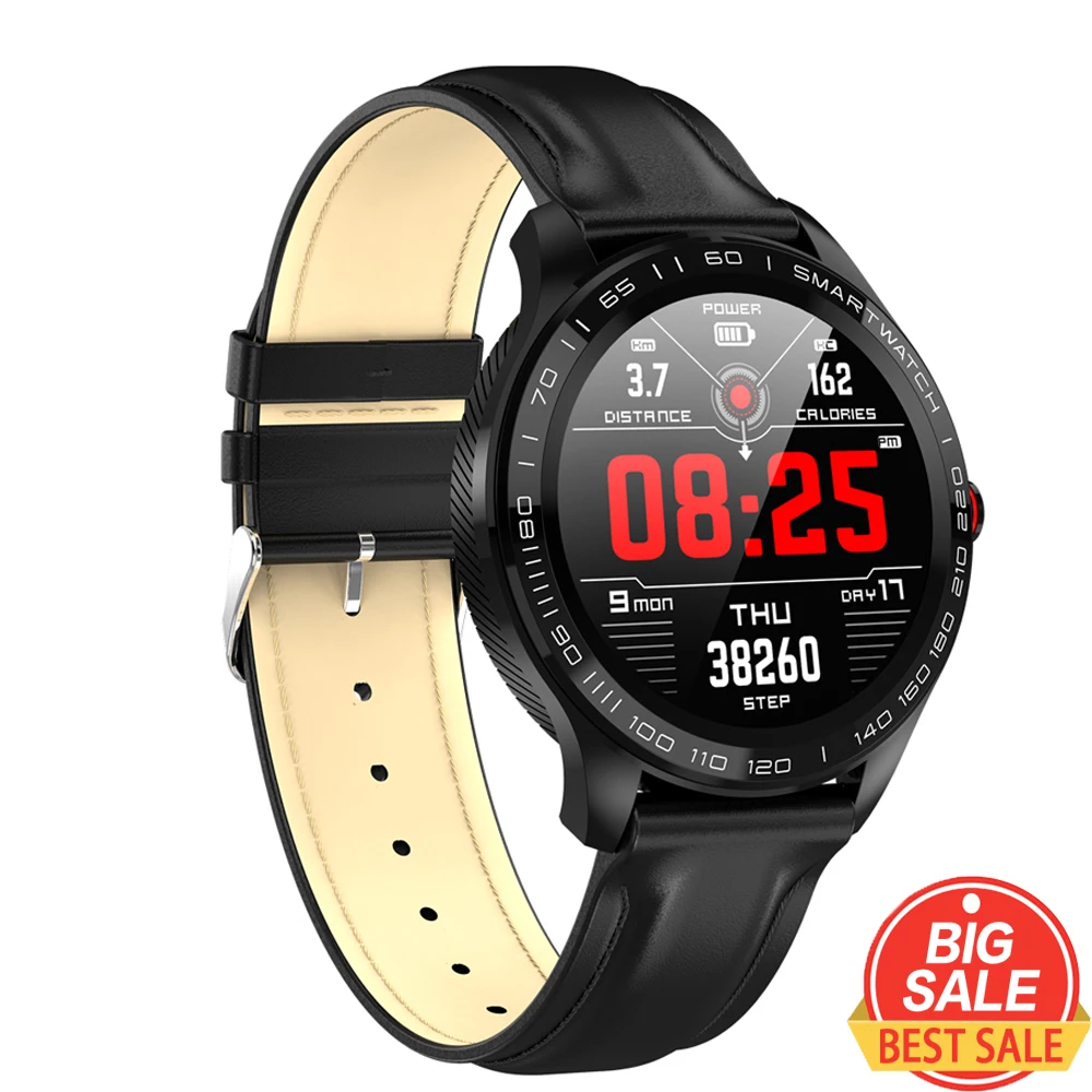 

L9 Smart Watch Men ECG PPG Heart Rate Blood Pressure Fitnesss Tracker IP68 Waterproof Bluetooth Business Smartwatch VS L5 L7 L8