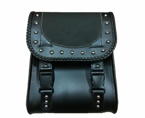Universal PU Leather Saddle Bag Motorcycle Dual Sports Offroad Tool Kit Tail Sport bike Cruiser Bobber Chopper Touring Atv |