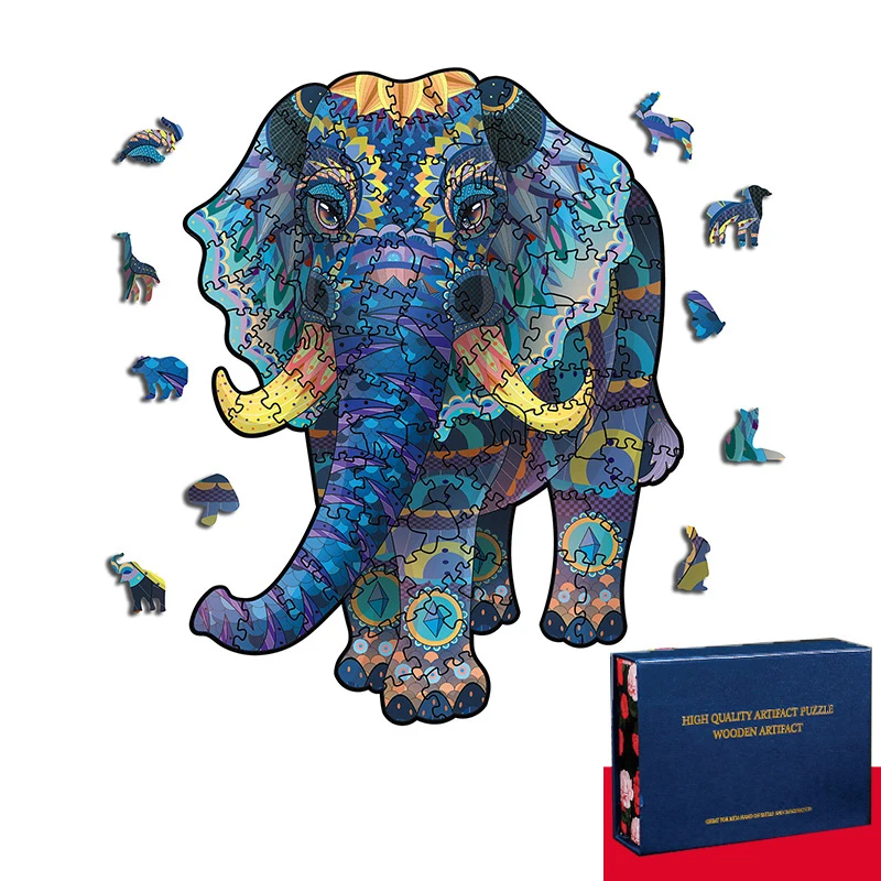 Новая красочная Подарочная коробка пазл Детская Толстая деревянная игрушка