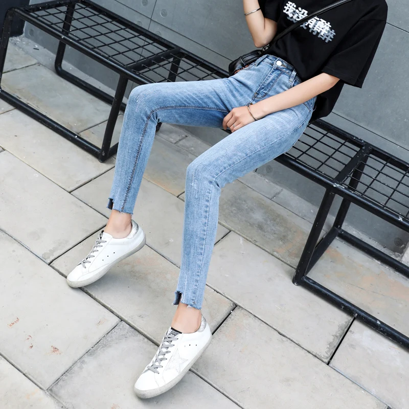 

New Jeans For Women Stretch Blue Jeans Woman Pants Skinny Women Jeans With High Waist Denim Ladies Push Up elastic force Jeans