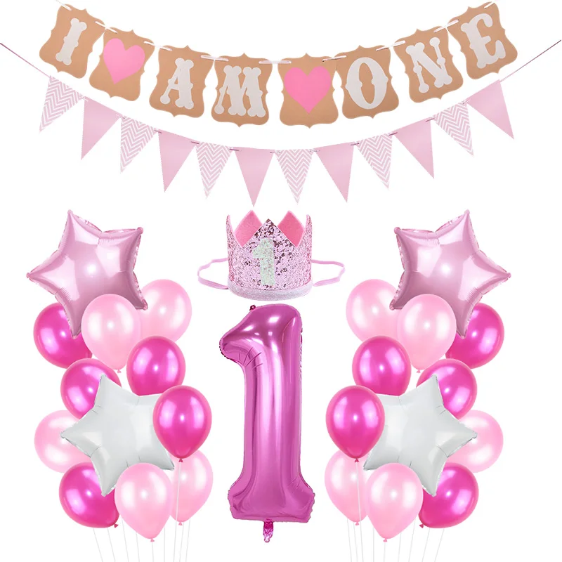 Декор для вечеринки в честь первого дня рождения ребенка мальчика девочки