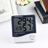 Digital LCD Electronic Ambient Thermometer Humidity Meter Hygrometer Weather Station Aquarium Bathroom Indoor With Alarm Clock ► Photo 3/6