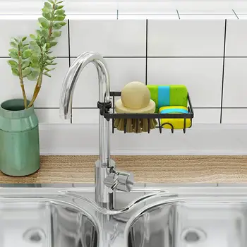 

Stainless Steel Sink Hanging Storage Rack Kitchen Faucet Shelf Rack