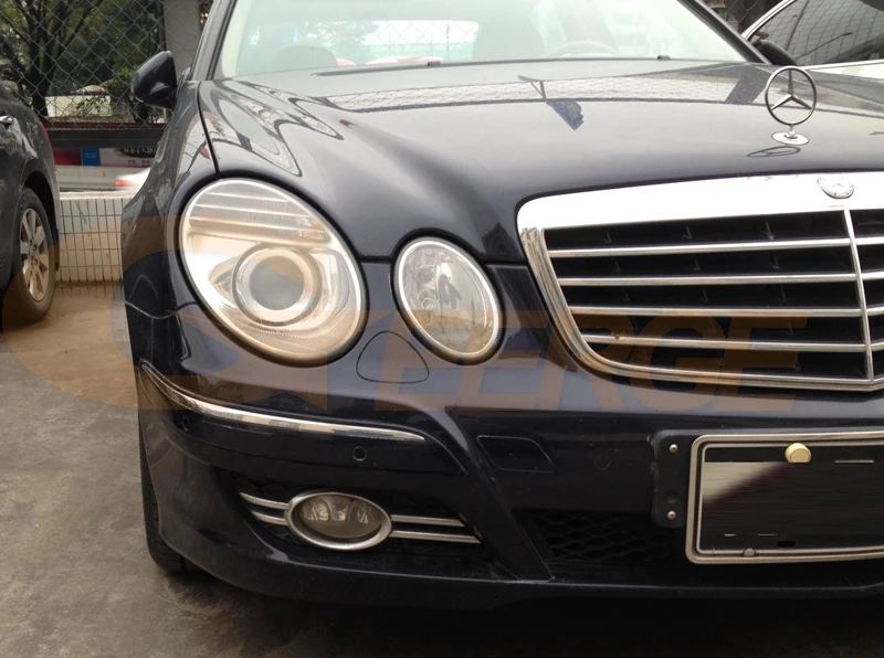 Ультраяркие кольца COB комплект светодиодов глаза ангела для Mercedes Benz e class w211 E200 E220