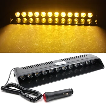 

Remote control Warning Light strobe Flasher warning light 12 LED Car Truck Emergency Day Running Flash Led strobe light
