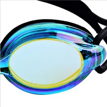Красочные гальванические плавательные очки профессиональные высококачественные гоночные очки водонепроницаемые противотуманные Дайвинг только плавательные очки