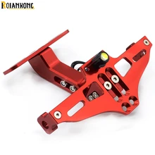 Универсальный Регулируемый угол Мотоцикла Алюминиевый номерной знак рамка для Бенелли BN TNT600 BN600 TNT1130 BN300 BN302 BJ300