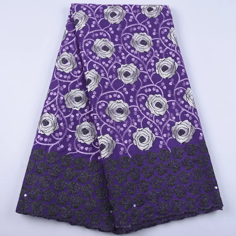 HaoLin African Dry Lace Fabric High Quality Material In Switzerland Embroidery Swiss Voile For Nigerian Women | Дом и сад