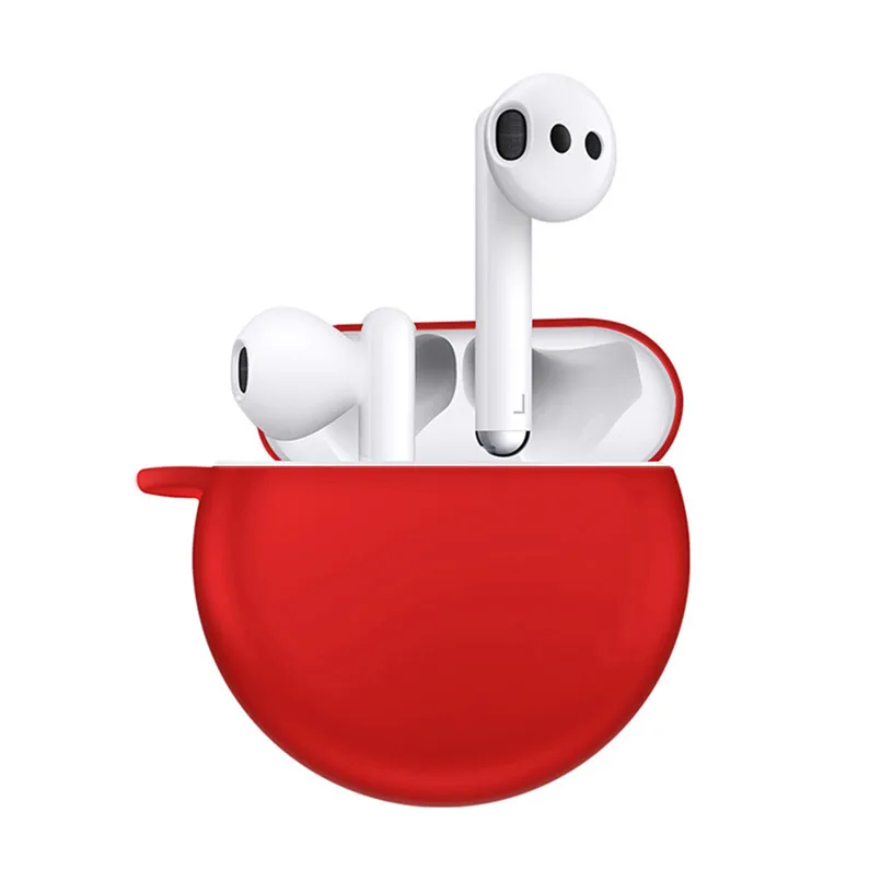 Silicone Case For Huawei Freebuds 3 2019 Wireless Charging Case Silicone Protective Skin Cover with Ring Holder 40NOV2109