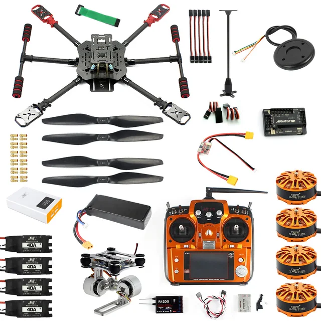 $428.2  DIY GPS Drone 2.4Ghz 10CH X4 560mm Umbrella Foldable RC Quadcopter 4-Axis ARF Unassemble APM w/ Gim