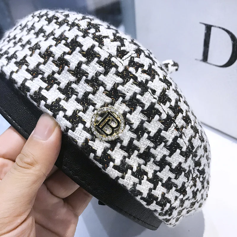 Women Hats Woolen French Fashion knitted boinas Ladies hats Winter Berets Caps fedora barette hat bonnets for women Newsboy Hats