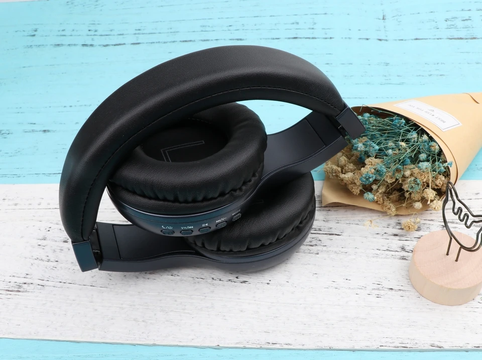 Беспроводные наушники Bluetooth-гарнитуры Складная игровая подсветка портативные стерео музыкальные спортивные наушники для мобильных телефонов ПК