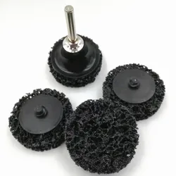 Disques de décapage à changement rapide avec 1 support de disque, 2 pouces, facile à nettoyer, broyeur d'ange abrasif, 20 pièces 