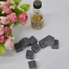 Гранитные кубики льда винные Напитки Охладитель Виски камни Чиллеры 9 шт. Виски камни портативный лед камни многоразовые