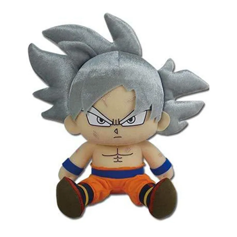 Dragon Ball Z Супер Saiyan Goku серебряные волосы " 20 см фигурка, плюшевая игрушка мягкие куклы Детский подарок