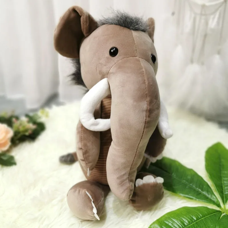 20-30 см мягкие куклы животных милые jumbo mammoth игрушки, плюшевые слоны лев ребенок день рождения девочки Рождественский подарок