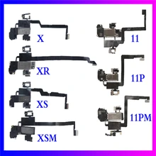 

Earpiece Ear Speaker Assembly Flex Cable For iPhone X XS XR 11 Pro Max Front Light Sensor Ribbon Replacement Parts