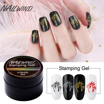 

NAILWIND 5ml Gel Nail Polish Manicure Color Printing Long Lasting Soak Off Gel Varnish for Nail Art Stamping Gel Plate