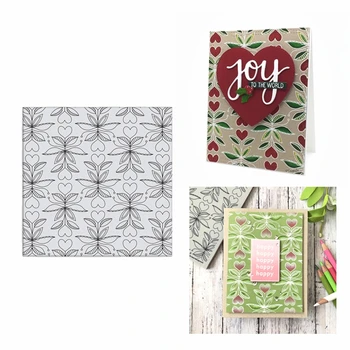 

2020 Layering New Metal Cutting Dies and Scrapbooking For Paper Making Background Heart Clear Stamps Embossing Frame Card Craft