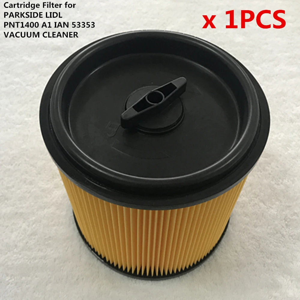 Vhbw 2X Cartouche De Filtre Compatible Avec Parkside PNTS 1400(A1/B1/B2) Système D'extraction - Filtre De Remplacement HEPA, 18,2 X 16,7 Cm