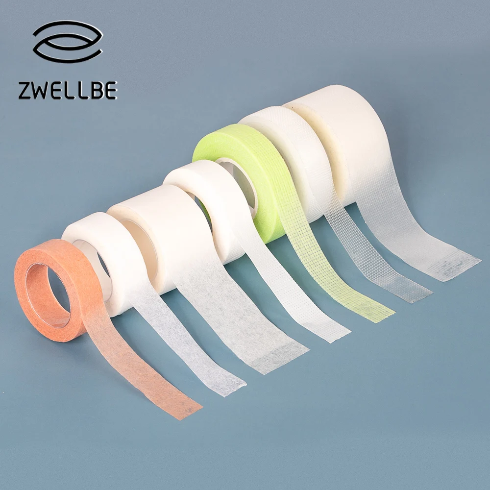 Zwellbe-almohadillas para extensión de pestañas, 1/3/5 Uds., sin pelusa, cinta blanca debajo de los ojos, almohadillas de papel T para parche para pestañas postizas, herramientas de maquillaje