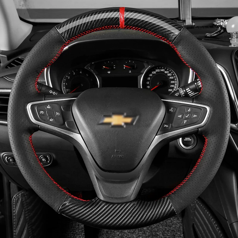 

Из серии "сделай сам" кожаный чехол рулевого колеса автомобиля для Chevrolet равноденствие MALIBU xl CRUZE Monza Cavalier аксессуары для автомобильного интерьера