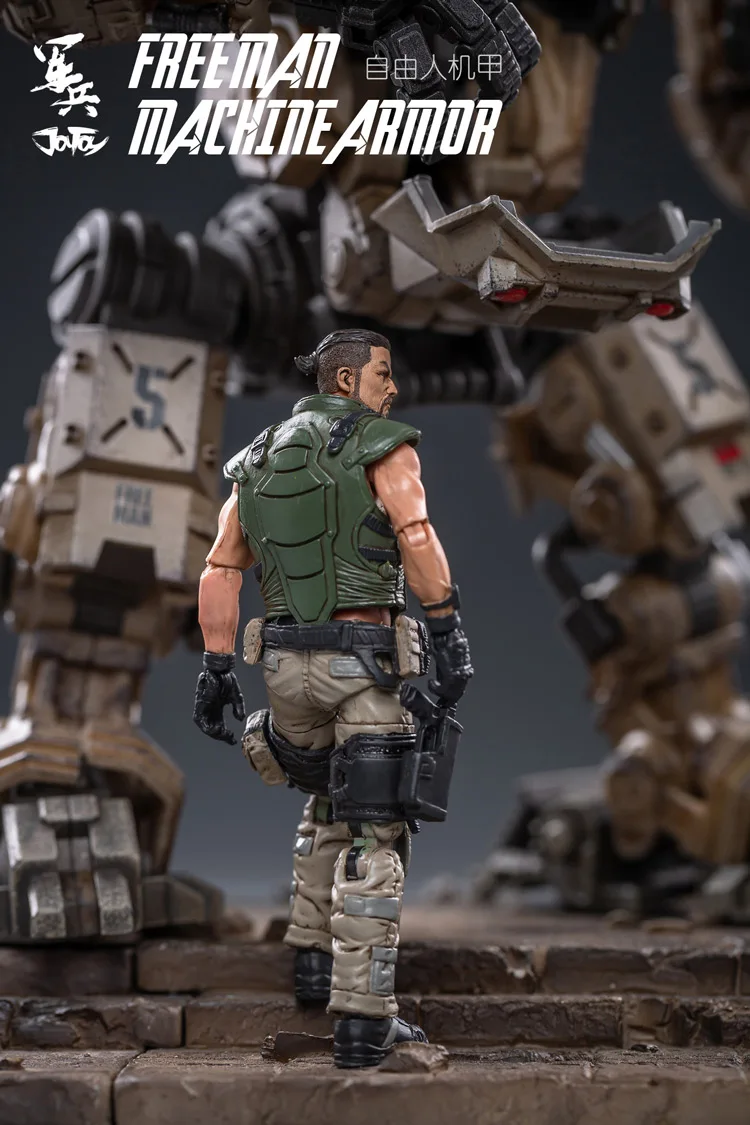 JoyToy 1/18 пустынный цвет Фримен машина панцирь Робот Модель и драйвер фигурка