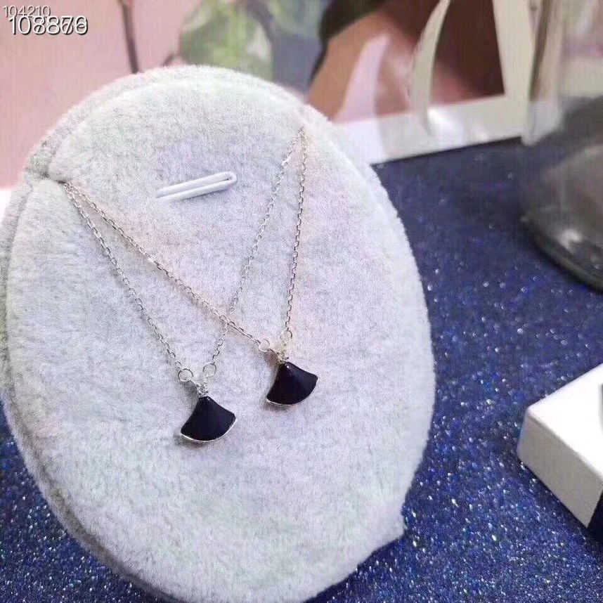 Серебряный кулон для ожерелья стиль китайский веер форма
