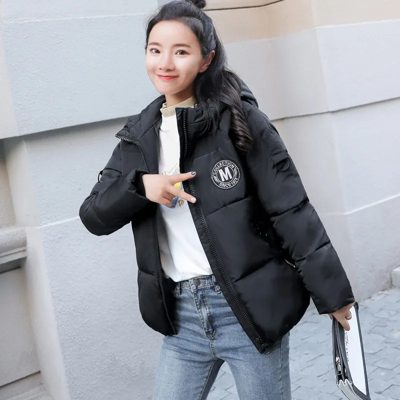 

2019 Autumn & Winter New Style Korean-style down Jacket Cotton-padded Clothes Women's Short Students Cotton-padded Clothes Fashi