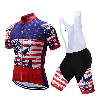 Jersey and Pants Комбинезон одежда для езды на велосипеде для мужчин летний короткий рукав Велоспорт Джерси комплект одежды Pro team дорожный велосипед комплект одежды платье Мужской MTB костюм - Цвет: Jersey and Pants