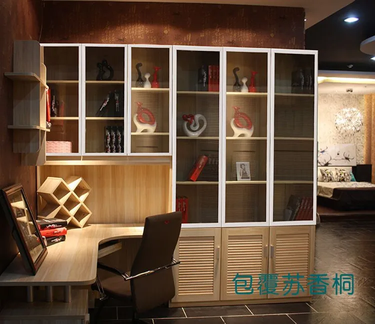 Canada Popular Aluminum Frame Doors Kitchen Cabinet Glass Door