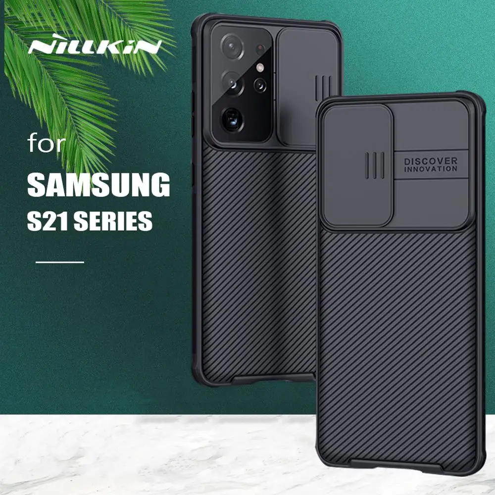 Чехол для Samsung Galaxy S21 Ultra Nillkin CamShield матовый чехол камеры S22 Plus FE | Мобильные телефоны