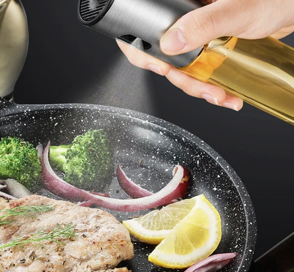Oil spray bottle air pressure kitchen pulverizador aceite pot olive control | Дом и сад